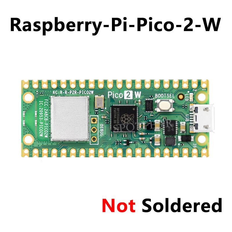 Raspberry Pi Pico 2 RP2350 Pico2 Optional Pico2W 2 W ARM Cortex-M33 And RISC-V Hazard3 520KByte 4MByte QSPI Flash