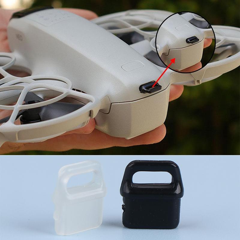 2/3Sets For Neo Battery Port Dust Plug With Lanyard Handheld Drone Silicone Dust And Moisture Protection Cover Accessorise