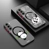 Cute Panda Pattern Magnetic Phone Case For Samsung Galaxy A37 A17 A56 A36 A55 A35 A26 A16 A25 A15 A54 A14 A34 Acrylic Back Cover