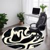 1pc Black Cats Office Round Area Rug, Indoor Mat Suitable For Office, Under Office Chairs Bedroom Living Room Home Decor, Room Deco