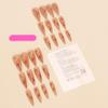 Trendy Retro Matte Nail Art Stickers: European & American Style False Nails