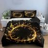 "Golden Musical Decor Set" Soft Comfortable Duvet Cover Bedding Set Included 1*Duvet Cover & 2*Pillowcases gift