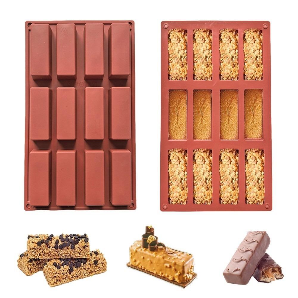 DIY Silicone Candy Molds Rectangle Butter Mold Reusable Silicone Ice Cube Tray  Birthday Gifts
