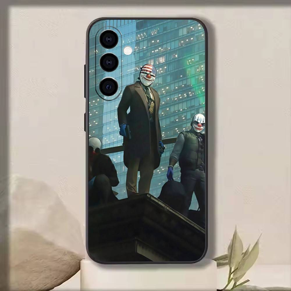 Payday   Phone Case For Samsung Galaxy A73,A72,A71,A70,A53,A52,A51,Others Soft Black Cover