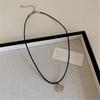 Simple Metal Shells Pendant Necklace Earrings Sweet Cool Collar Necklace Choker Neck Chain Y2K Earrings Fashion Jewelry