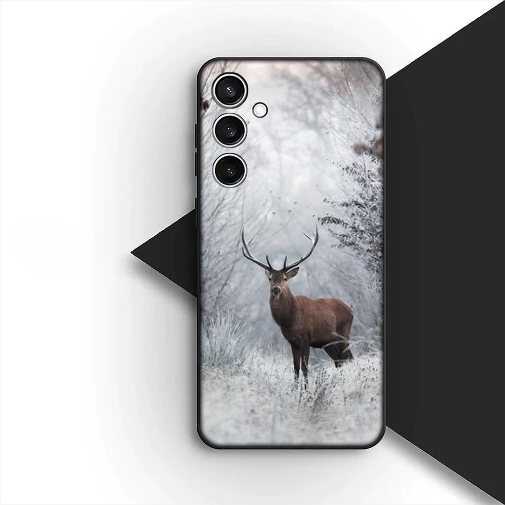 Cover for Samsung Galaxy S10 S8 S9 Plus A33 A34 A31 70 A71 A72 Note 20 9 8 S10E Casing Phone Case Forest Deer Hunting buck