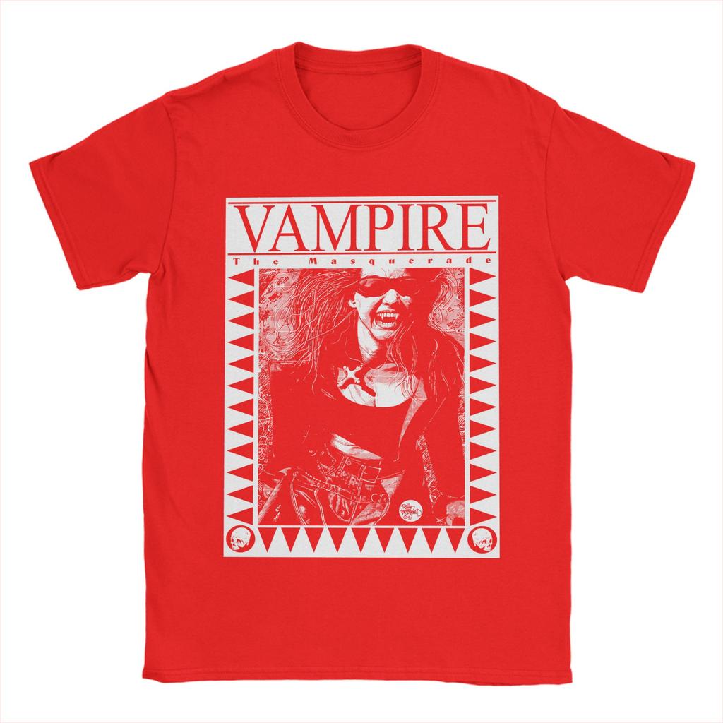 Men Vampire the Masquerade T Shirts Cotton Tops Summer Y2K Basic ShortSleeved TShirt O Neck Harajuku Casual Tee Shirt