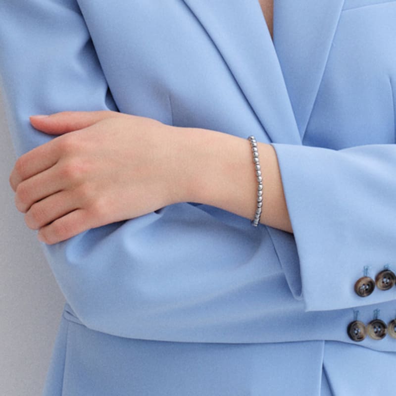 

THE PART OF Simple Hematite_B 17.5cm