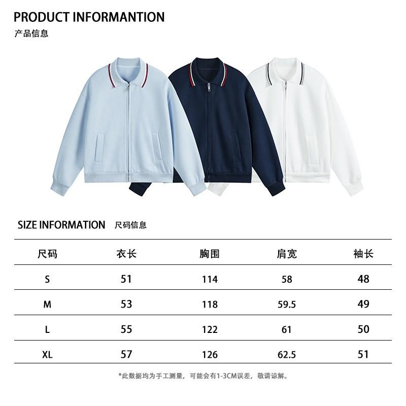 Unisex Oversized Cotton Hoodie Jacket Casual Zip-Up Outerwear Teens Adults