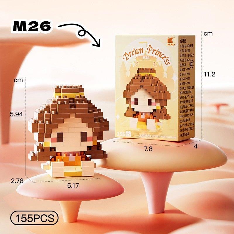Assembly Model Building Blocks, Doll Toys Are Suitable Educational Diy Games, Cartoon Anime Games, Back-To-School Learning