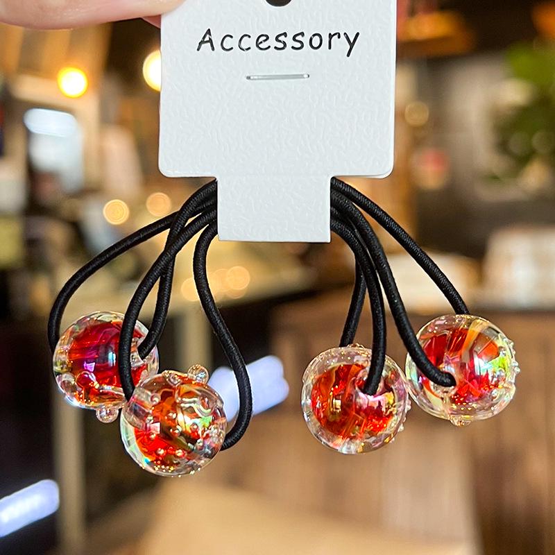 

Guochao Красная серия Милые мультяшные резинки для волос для девочек