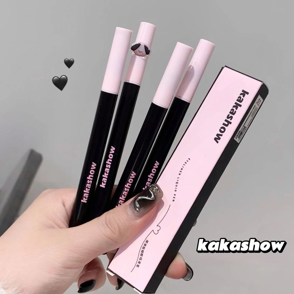 0,05 mm Eyeliner Flüssigstift Matt Geschmeidig Schnelltrocknend Wasserfest Ultradünner Eyeliner Unterwimpernstift Wischfest Koreanisches Make-up