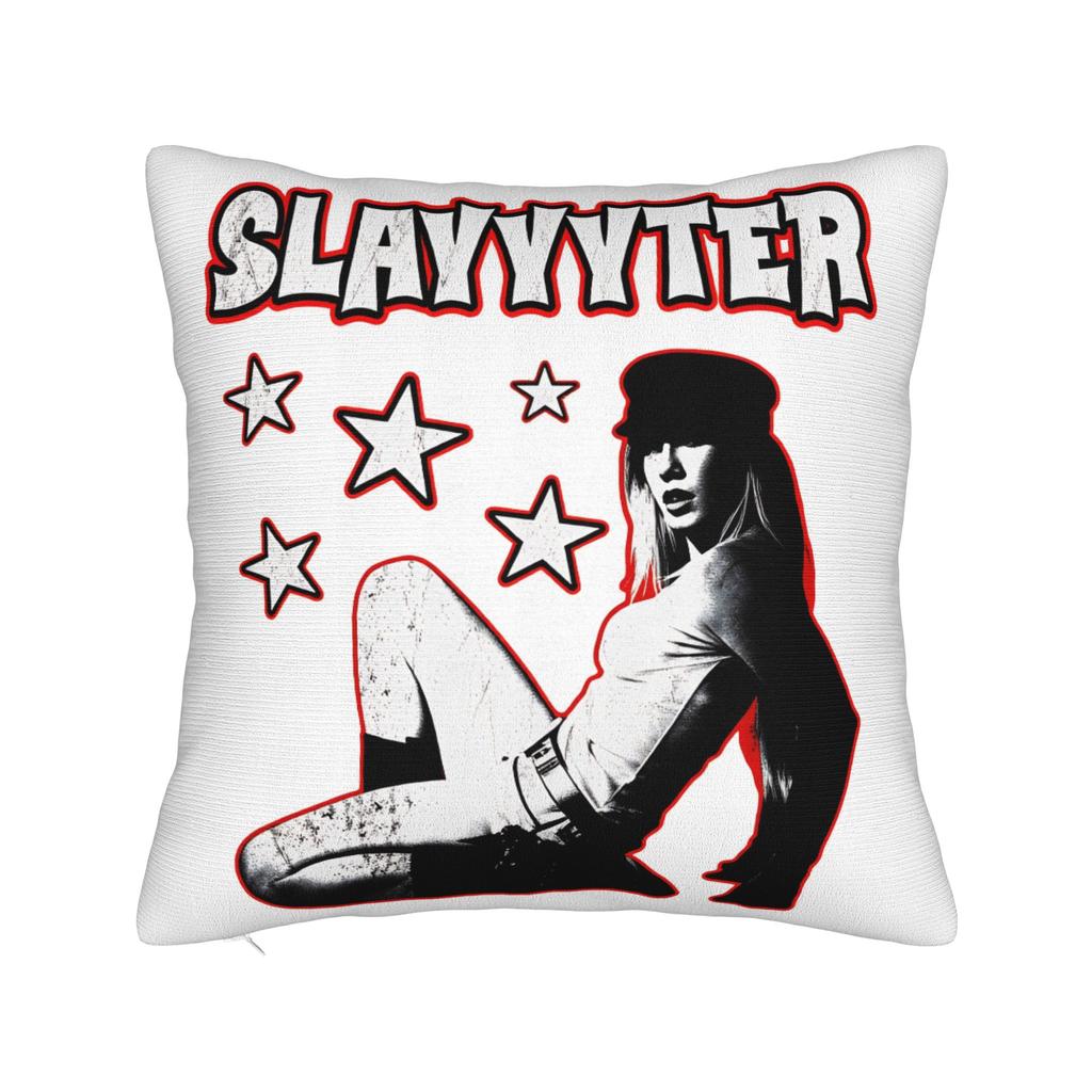 New Singer Slayyyter Merch Pillow Cover Custom Cushion Cover Vintage Pillow Case For Couch Sofa Bedroom