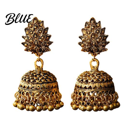 Affordable Alloy Earrings Indian Bohemian Tassel Drop for Women Ethnic