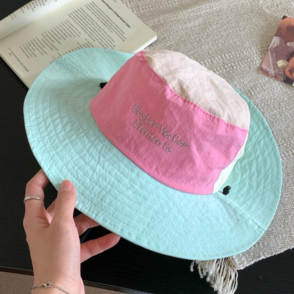 Niche Mountain Outdoor Mountain Climbing Camping Quick Drying Climbing Hat Bucket Hat Women Spring and Summer Sunshade Sun Protection Wind Protection