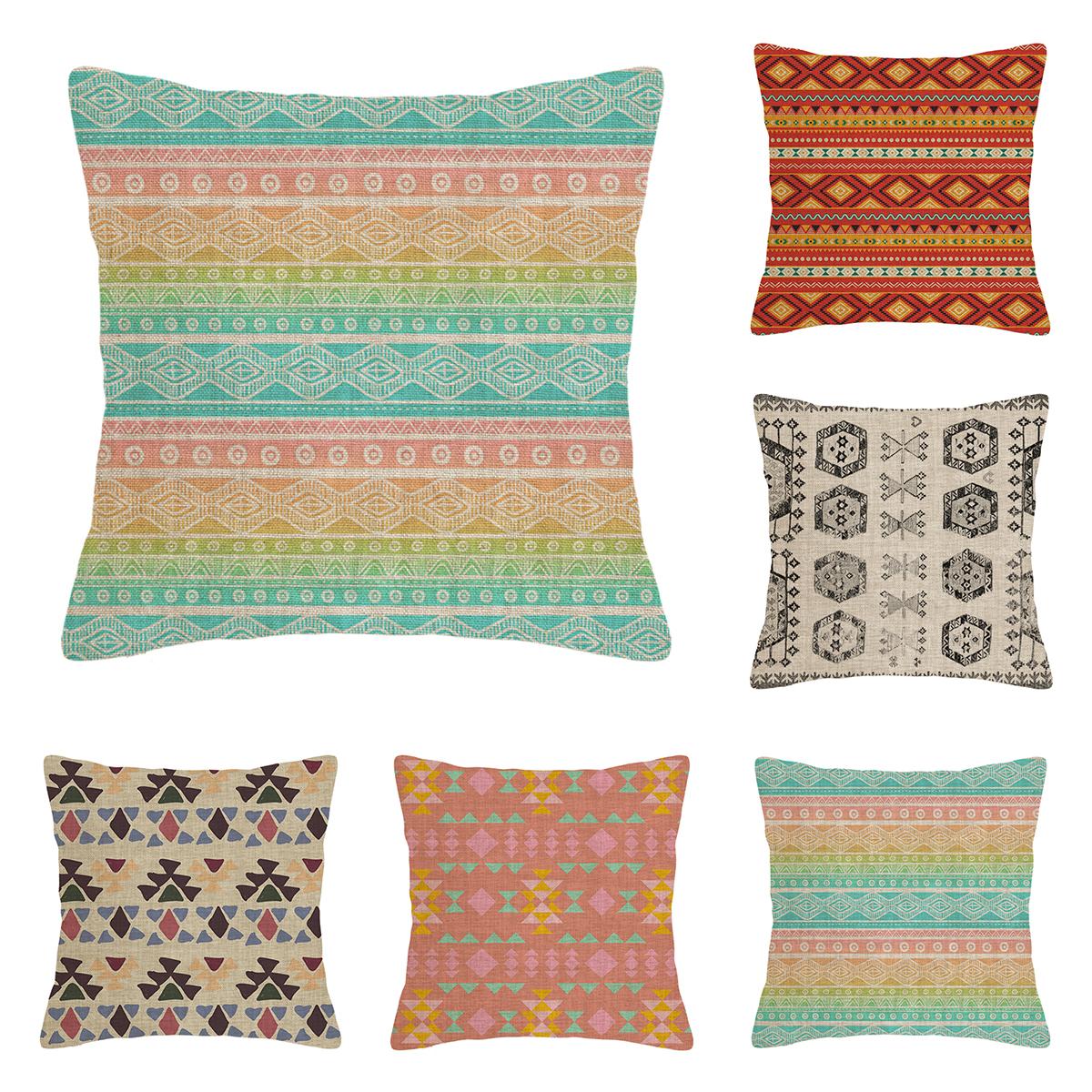 Tonnika Chen Unisex Home Living Room Modern Decoration Cushion Decoration Pillow Cover 45*45 40X40cm 60X60cm 45X45cm Persian Pattern 50X50cm Boho