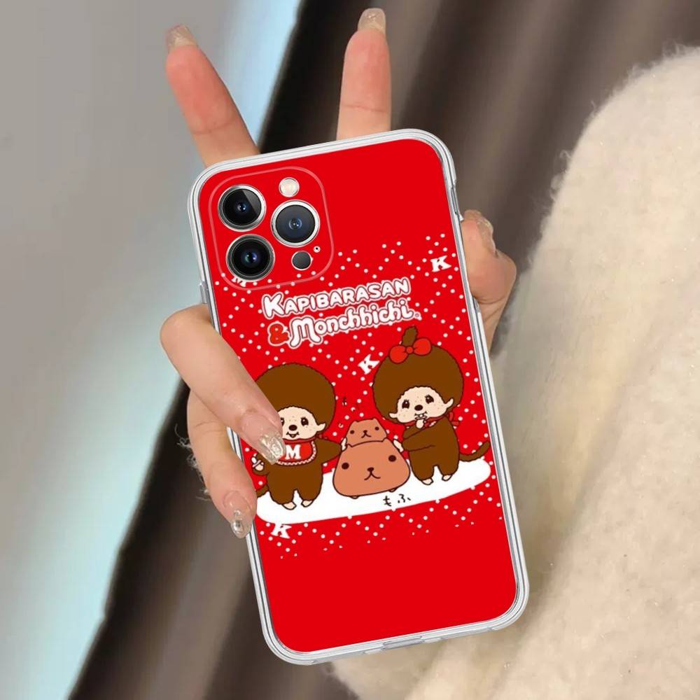 

Cute M-Monchhichi Fashion Phone Case For IPhone 17 16 15 14 13 12 11 Pro Max Plus Soft Cover Personalized DIY iPhone 16 pro