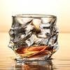 320ml Drinkware Wave Shaped Wine Glass Transparent Crystal Whiskey Glass Party Bar Foreign Wine Brandy Vodka Cocktail Beer Cups