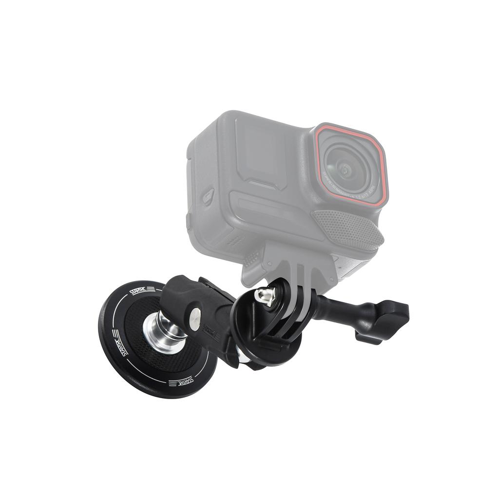 Sportkamera Magnetische Halterung Magnetische Halterung für Action-Kamera mit Doppelköpfen 360 Grad Drehbar 350g Tragfähigkeit Ersatz für 13C