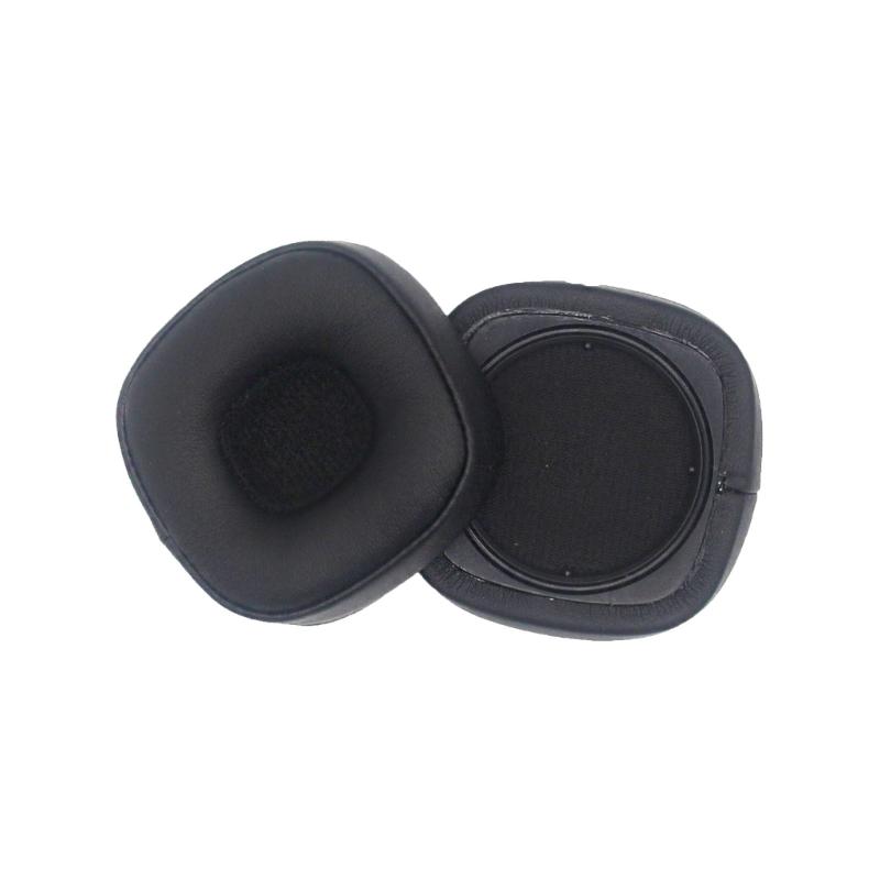 

Comfortable Headphone Cushions Protein Leather Breathable Sponge Padding Noise Isolation for Major V Headset чорний