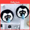 Adorable Plush Toy Cute White-faced Monkey With Snot Bubble Perfect Gift