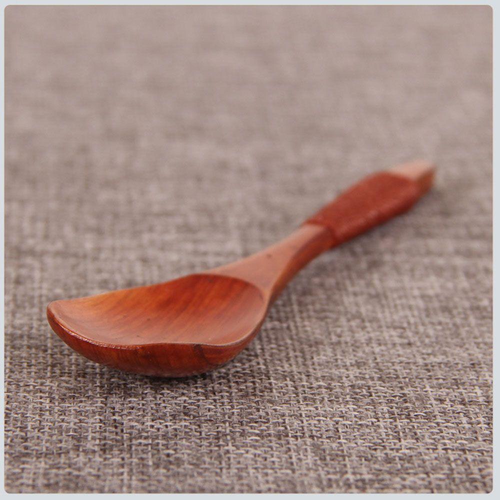 Long Handled Bamboo Kitchen Tool Cooking Utensil Teaspoon Tableware Spoon Soup Rice Spoon