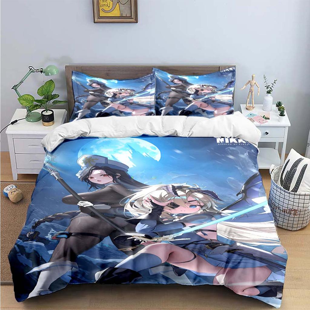 Hot Game Characters Nikke Goddess of Victory Bedding Sets Bed Supplies Set Duvet Cover Bed Comforter Set Bedding Set Luxury Gift