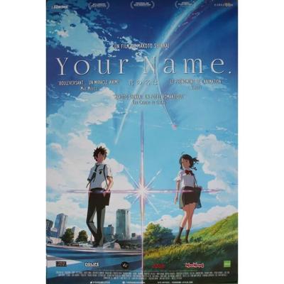DEIN NAME Originales Kinoplakat ROLlT Kleinformat 53x40cm Filmplakat 2016 Makoto Shinkai
