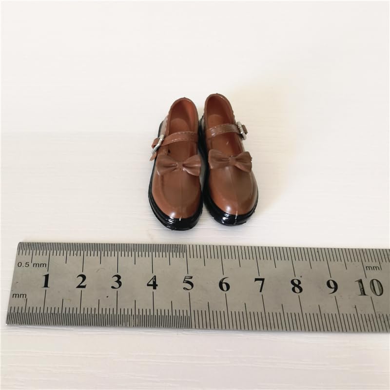Toys Hobbies Scale Action Figure Set for TBLeague Beautiful Sexy Female Fashion High School Girl Bowknot Shoes & [TOYBARJAPAN] 1/6 Body, Leather-Style