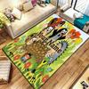 Animal Friends Garden Custom Name Carpet Rug For Living Room Bedroom Home Sofa Decoration Kids Play Nonslip Floor Mat