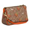 COACH Nolita 19 Classic Fruit Print Coated Canvas Mahjong Bag Shoulder Handbag Small Women Model Brown and Mixed Colors