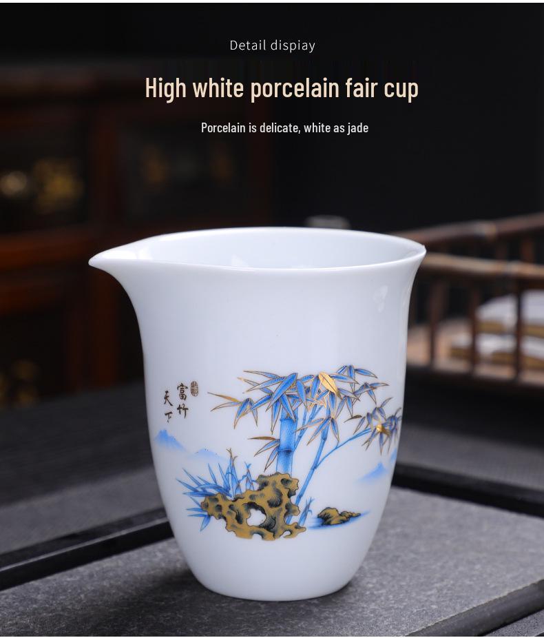Panda Gaiwan Chinese Porcelain Tea Set - Elegant Gift