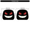 Festive Car Interior Decoration Headrest Covers Playful Halloween Graphics Comfort Fit Polyester Fabric Driver Gift 2pcs