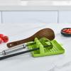 Multifunctional Kitchen Spatula and Lid Rack - Plastic Storage Organizer