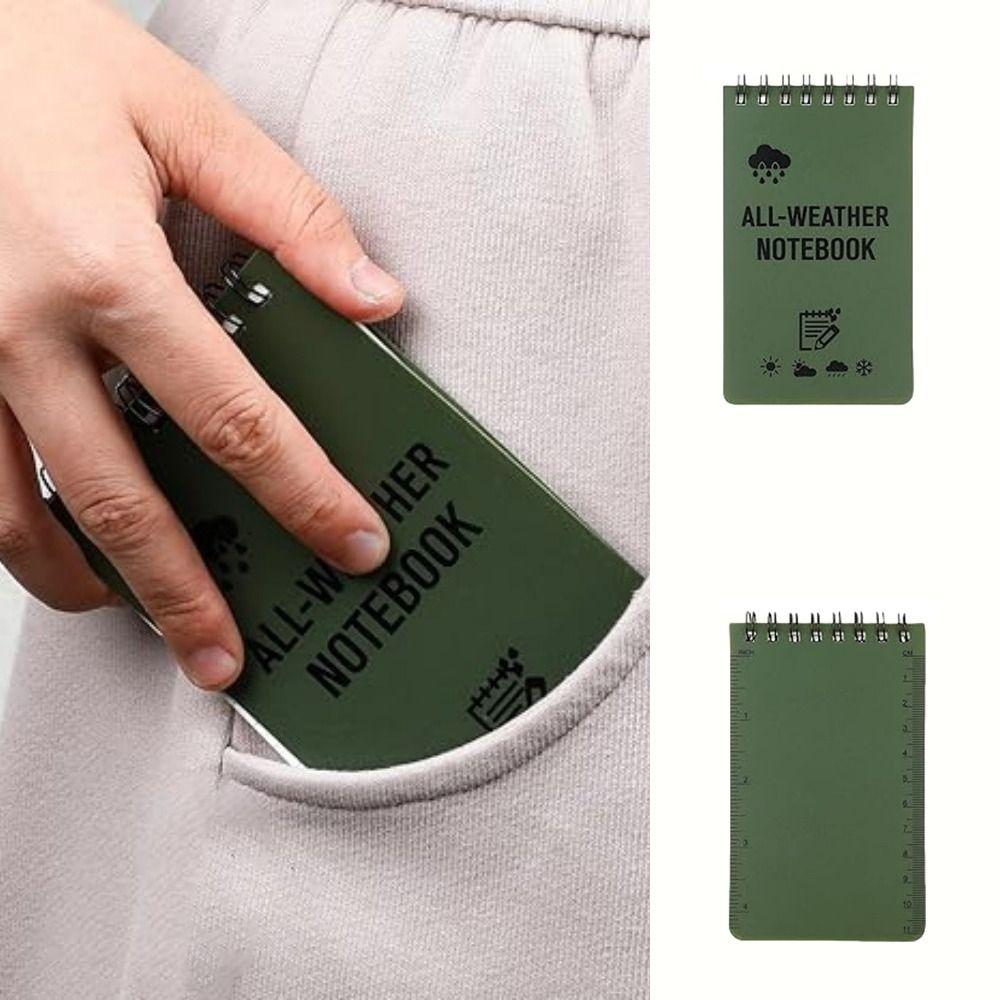 Mini Size Waterproof Notebook Lined Pages Memo Pad Mini Pocket Notebook  To Do List Planning