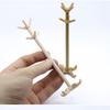 1Pcs 1:12 Scale Mini Floor Standing Coat Rack Miniature Storage Rack Dollhouse Vintage Room Decoration Toys Accessories Gifts