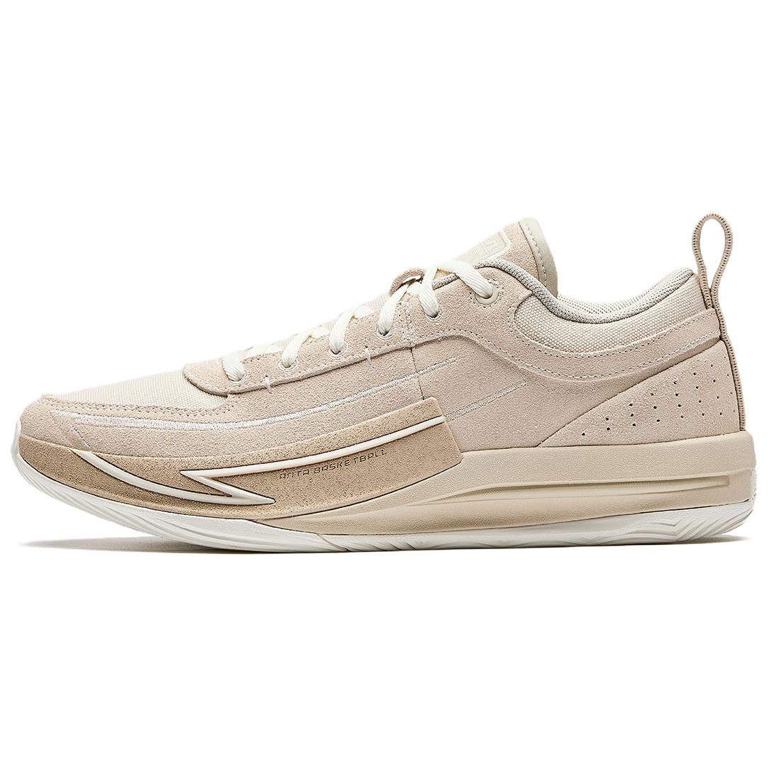 Anta Fengmang 1 SV Men Low Top Basketball Shoes Off White 112431113-1 44.5