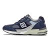 New Balance Nb 991 Classic Color Block Low Top Running Shoes Women Sneaker Blue W991NMP
