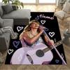 Love Song Performance Personalized Name Floor Rug Office Rug Design for Decorate room Playrooms Dining Room Outdoor Anti-slip Rug Decorate Offices