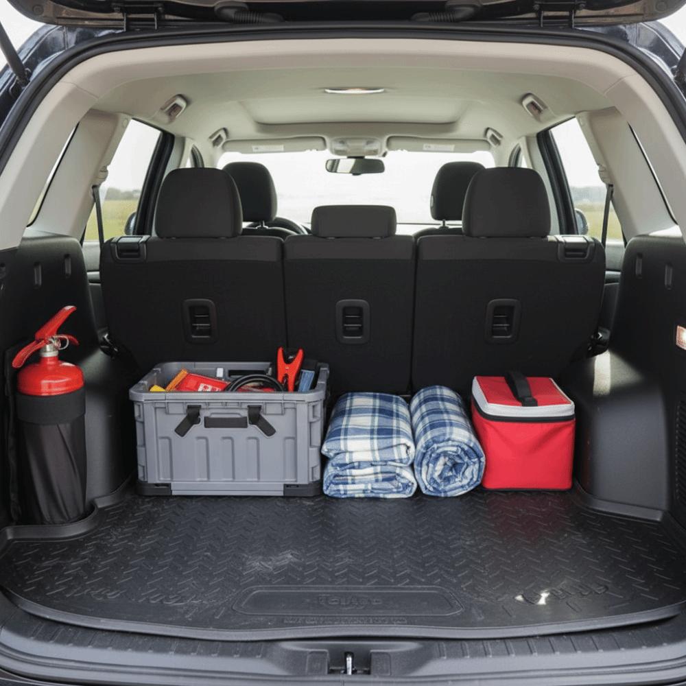 Wear-Resistant Fire Extinguisher Storage Bag Trunk Mount Car Extinguisher Bag Commuting Space