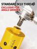 M10 Thread Angle Grinder Glass Ceramic Hole Opener Drill Bit 20-50mm Dry Vacuum Hand Grinder for Ceramic Tile Granite Marble