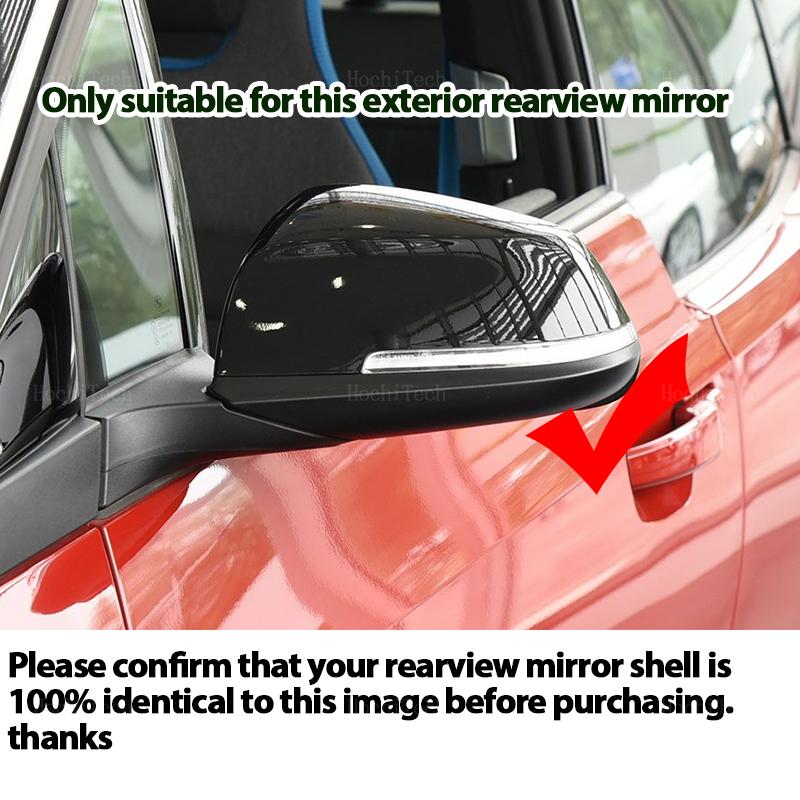 2x Side Mirror Covers Styling Carbon Pattern Black for BMW Series 1 2 3 4 X M 220i 328i 420i F20 F21 F22 F23 F30 F32 F33 F36 X1