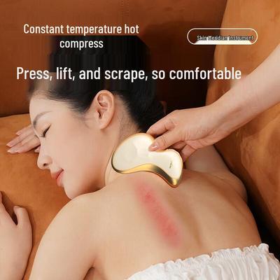HEZHENG Electric Bianstone Gua Sha Massager with Heat CN Plug (adapter Included)