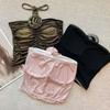 Spice Girls Socialite Style Corset 3D Rose Flower Decoration Crop Tops Suspender Vest  Travel