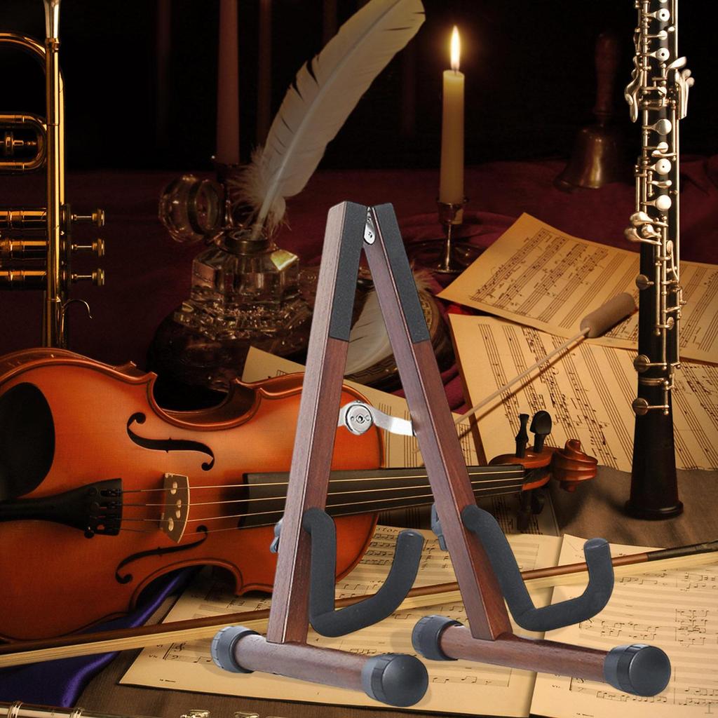 Portable Violin Stand for Instrument Display and Organization
