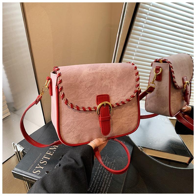 Textured matte bag women's bag winter new high-end sense versatile commuter fashion niche shoulder messenger bag