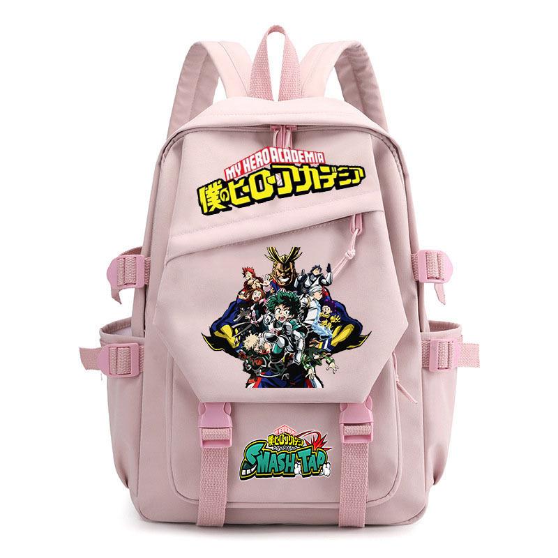 My Hero Academy School Bag Children's Backpack Elementary School Bag Male Female Junior High School Student College Student Campus Backpack