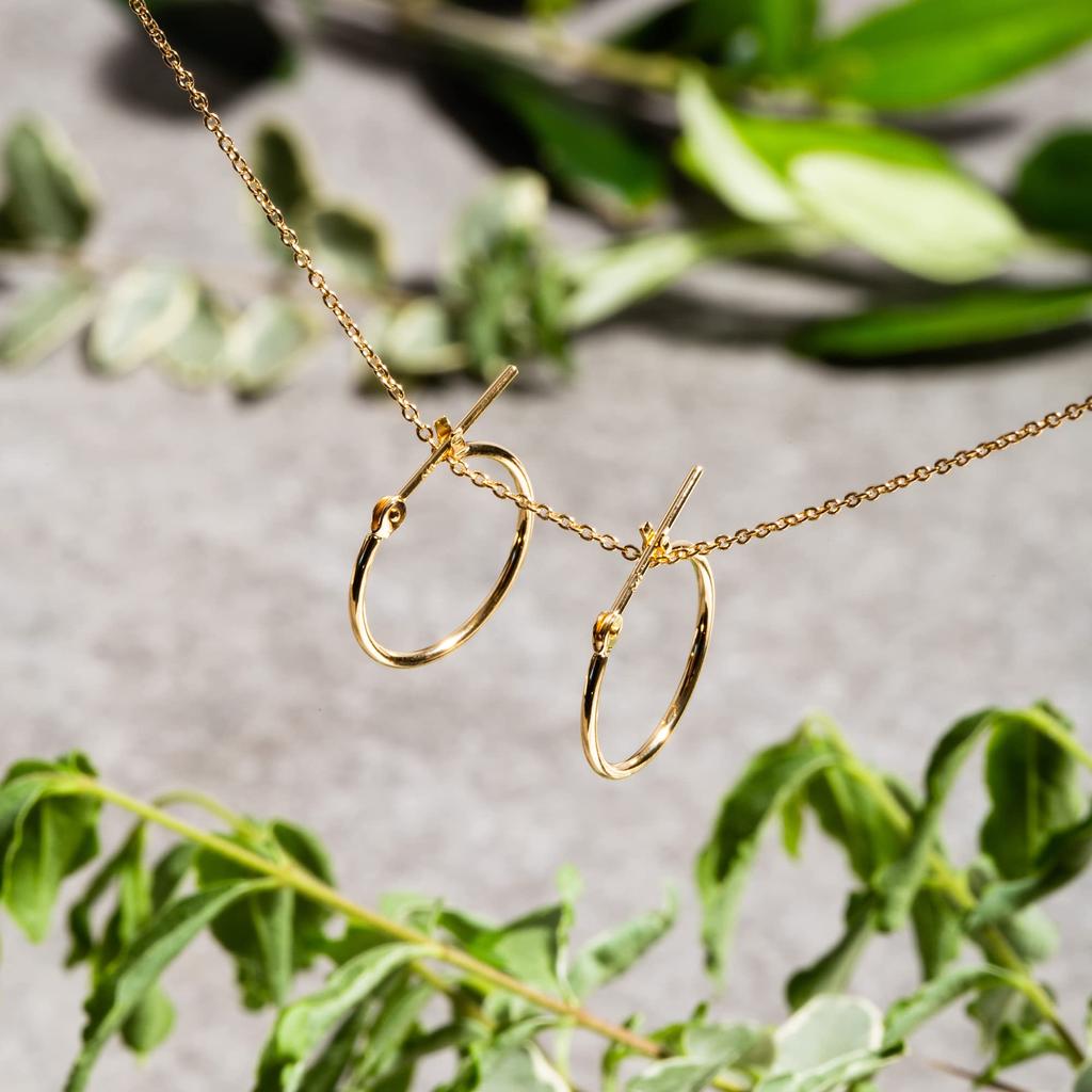ESTELLE [Official] Women's Earrings, 18K Yellow Gold, 0202-1786-0013-0000