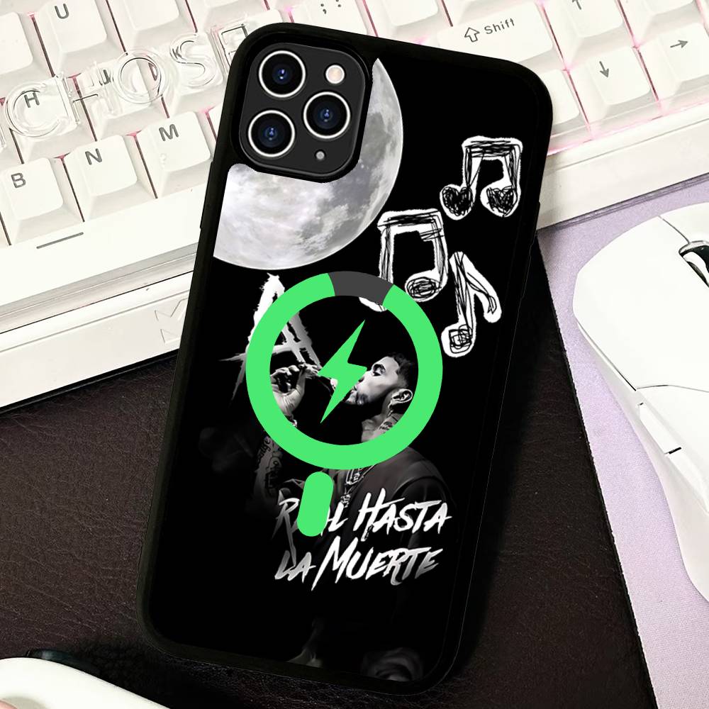 

Anuel AA Rapper For Magsafe Phone Case For IPhone 16 15 11 12 13 14 17 Pro Max Plus Magnetic Wireless Charge iPhone 11