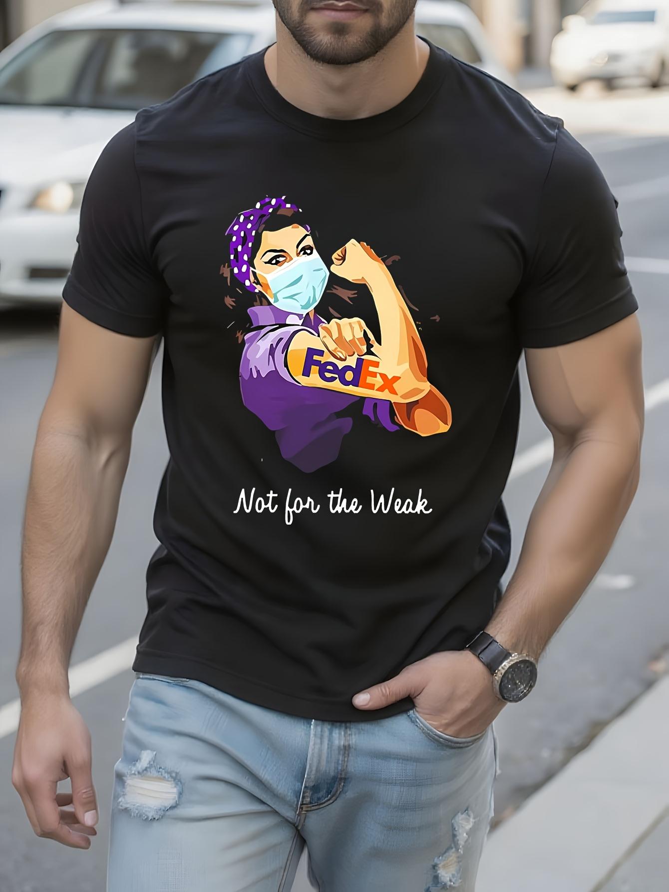 FedEx Not for The Weak Graphic Tshirt Graphic Tshirt - Bo... XL